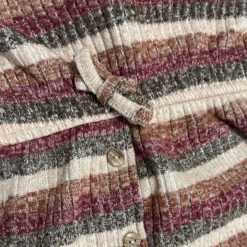 Zara Multicolor Ribbed Knit Jumpsuit - Picture 3 of 5